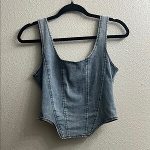 Denim Tank Top